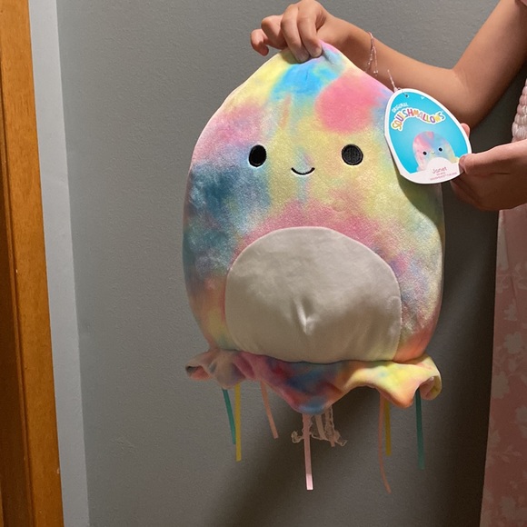 BRAND NEW SQUISHMALLOW 11” TIE DYE JELLYFISH! YEAR 2021. NWT. - Picture 3 of 9